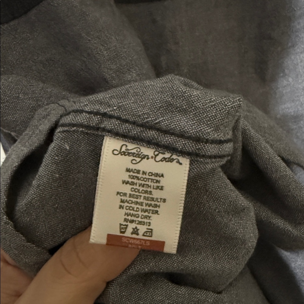Sovereign Code Two-Tone Black and Gray Shirt - Picture 4 of 4